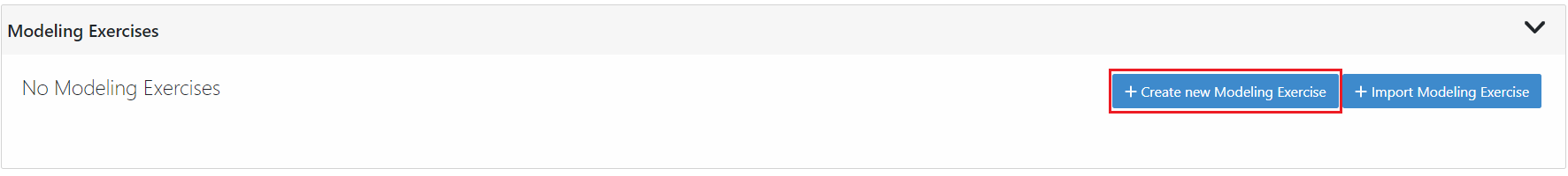 Create New Modeling Exercise